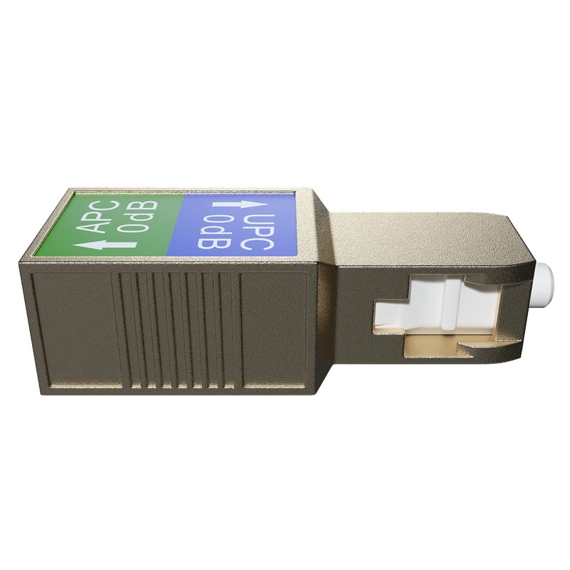 SC UPC Female to SC APC Male Fiber Optic Converter
