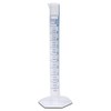 10ml Plastic Graduated Cylinder, Printed Graduations, Single Metric Scale, Polypropylene,