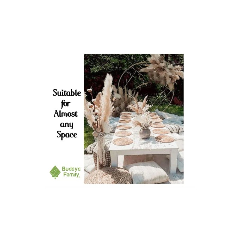XXL Round Braided Seagrass Placemats Set of 4
