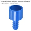 sourcing map PVC Pipe Fitting 10 mm with Barb x