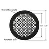Achtek 10" Duct (12" Round Overall Size) Solid Cast Aluminum