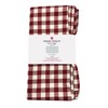 Panini Tessuti, Rectangular Tablecloth 140 x 180 cm Checked Bordeaux