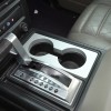 cartiangous Aluminum Interior Shifter Console Cup Holder Heighten Pad For