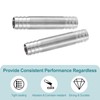 sourcing map 2Pcs 20x100mm Hose Barb Equal Pipe Fitting, 304