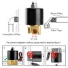 Heschen Brass Electric Solenoid Valve 1/8 Inch DC 24V Direct