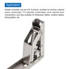 uxcell 90 Degree Folding Shelf Hinge Bracket, 2pcs Hidden Table