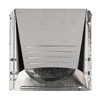 Deflecto Dryer Vent, Wide Mouth Galvanized Vent Hood with Pipe,
