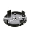 4 x Universal Wheel Hub Caps Hub Caps Black Diameter