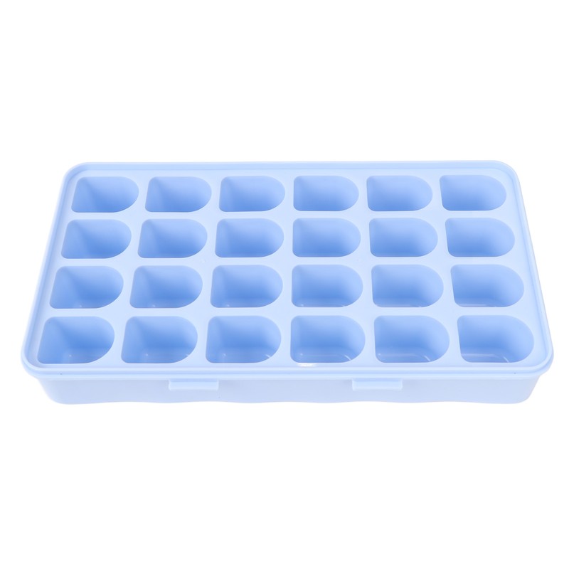 Gouache Paint Box 24 Well Storage Palette Box Portable Plastic