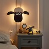 Lights4fun LED Shaun the Sheep™ Table Lamp with Remote Control