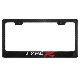 MVP 4K Carbon Fiber License Plate Frame For Type R