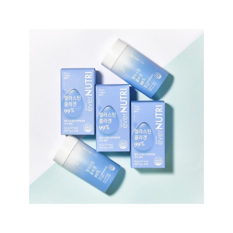 에버뉴트리 엘라스틴 저분자 피쉬콜라겐 99% 1박스 EverNutri Elastin Low Molecular