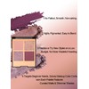 4 Colors Eyeshadow Palette, Matte Shimmer Eye Shadow, Highly Pigmented