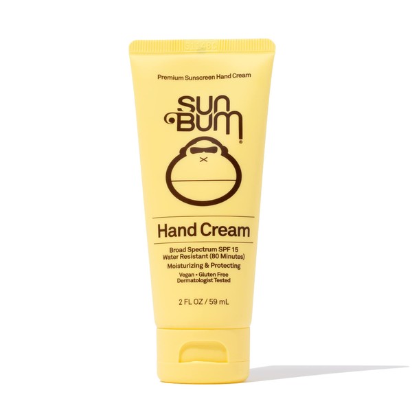 Sun Bum Original Spf 15 Sunscreen Hand Cream| Vegan and Hawaii 104 Reef Act Compliant (octinoxate & Oxybenzone Free) Broad Spectrum Moisturizing Uva/uvb Sunscreen With Vitamin E | 2 Oz