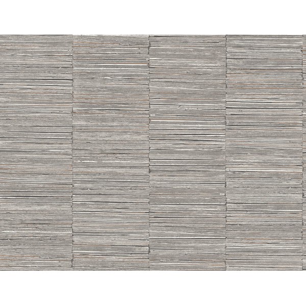 A-Street Prints Jenga Charcoal Striped Column Wallpaper