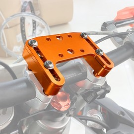 NICECNC GPS Stout Mount Top Bar Clamp Handlebar Compatible with KTM 125-530 SX/SX-F/EXC/EXC TPI/EXC-F/XC/XC-F/XC-W/XC-W TPI/XCF-W 2004-2023 690 Enduro/Enduro R/SMC/SMCR 2008-2023,See Fitment
