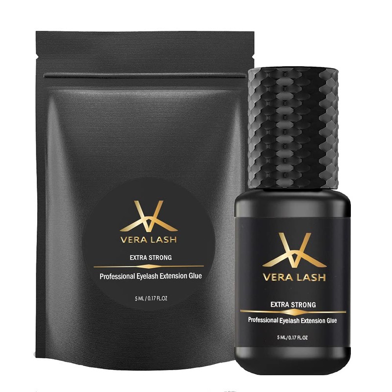 Extra Strong Black - VERA LASH Professional Eyelash Extensions Set
