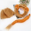 Capaneus 3 Piece Lion Costume Set, Lion Headband Tail Set,