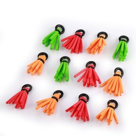 Andux 12pcs/set Fly Fishing Float Drift Float Indicators Foam Streams Drift Hook Positioning Floats Pack of 12 Foam Bite Alarm FDFP (Colour is Random)