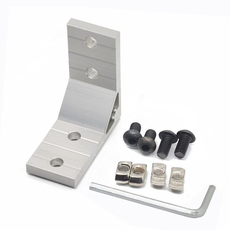 Iverntech 4pcs Corner Bracket for Standard 8mm Slot 4040 Series