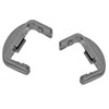 Aspares Front Rail Cap for ZANUSSI Dishwasher (Set of 2 Pieces)