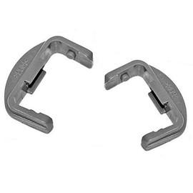 Aspares Front Rail Cap for ZANUSSI Dishwasher (Set of 2 Pieces)