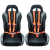 5 Point Harness (Pair) With Bypass Plug (Orange, 5 Point)