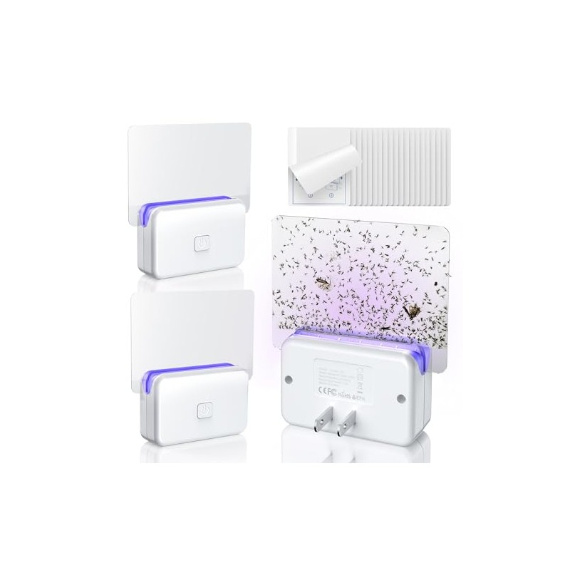 Indoor Fruit Fly Trap with 18 Refills - Sleek &