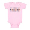 TATY Kids Stacked Minnesota Baby Infant One Piece Bodysuit 12