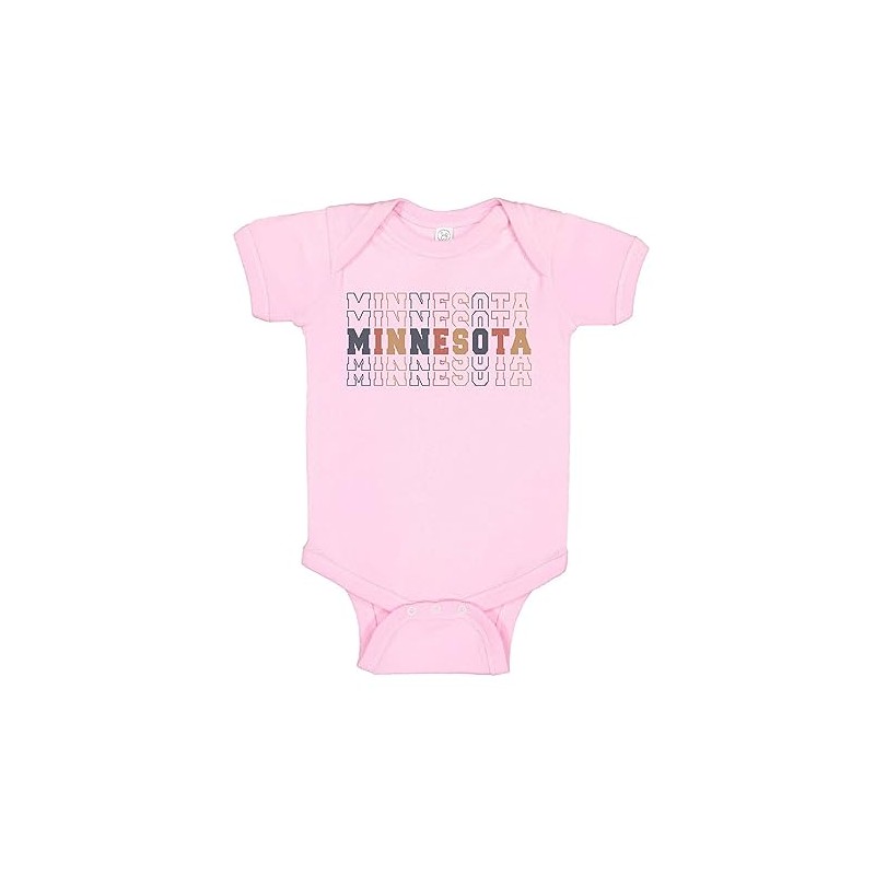 TATY Kids Stacked Minnesota Baby Infant One Piece Bodysuit 12