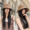 Qzkouma DJIE-70 Women's Hat, UV Protection, Bucket Hat, Sun Visor,