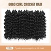 Dansama GoGo Curl Crochet Hair for Black Women: 7 Packs