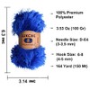 Lukche Eyelash Fun Fur Yarn Premium 100% Polyester 164 Yds