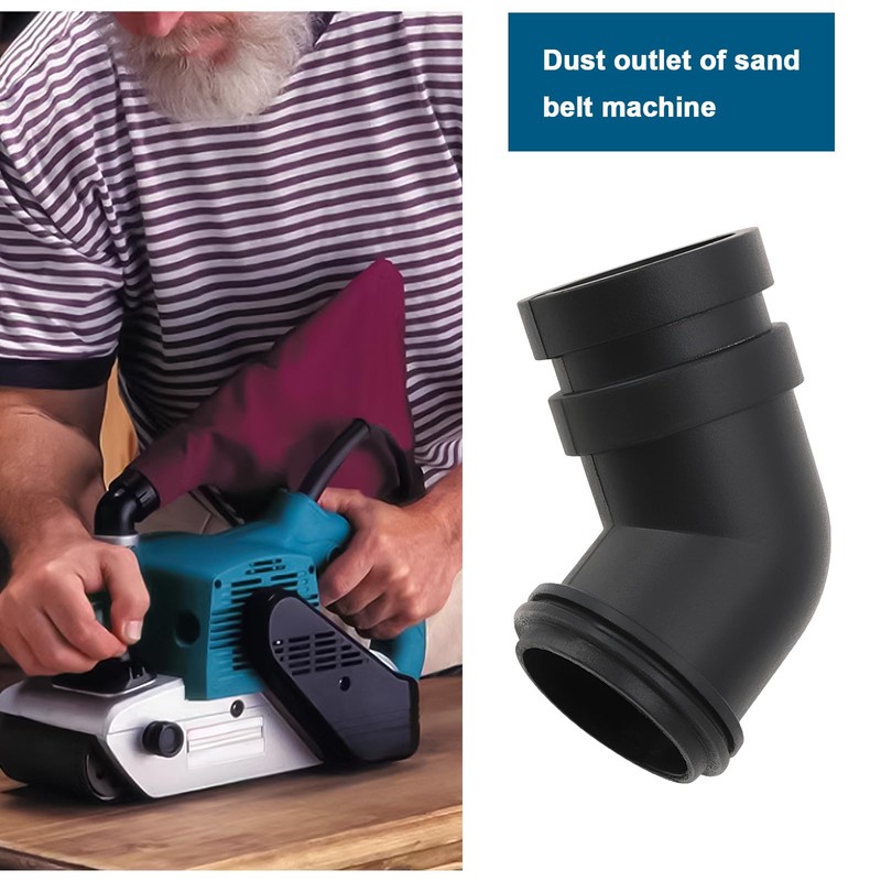 ECSiNG Pack of 2 Plastic Belt Sander Angle Adapter Connector