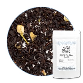 Simple Loose Leaf - Simple Vanilla Black Tea - Premium Loose Leaf Black Tea - High Caffeine - Sweet and Bold - USA Hand Packaged (4 Ounce)