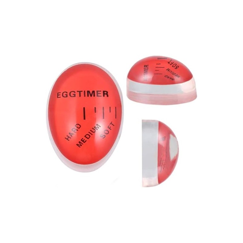 PURANEX 1 Pcs Colour Changing Egg Timer – Perfect Soft,