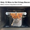 Glass Microwave Bacon Cooker, Microwave Popcorn Popper, 100oz Glass jar
