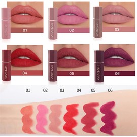 Matte Lip Long-lasting Lip Color Fade-resistant Moisturizing High Coloring Additive-free Lipstick Lip Stick Velvet Gloss Matte Lipstick Lip Care Wear Resistant Lipstick Lip Long-lasting High Coloring