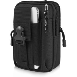 Unbranded Tactical Small Crossbody Bag Men Messenger Shoulder Bags Crossbody Satchel Bag - Black Waist Pouch