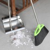 Metal Dustpan Long Handle Stainless Steel Dustpan,Heavy Duty Standing Dust