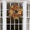 MDSTBN 24in Fall Wreaths for Front Door Artificial Autumn Wreath