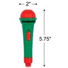 ArtCreativity Microphone Shaped Flashlight Projector for Kids - Christmas Magic