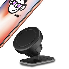 IWIO Sticky Magnet Car Mount Dashboard Holder compatible with Alcatel 1x 2019 - BLACK