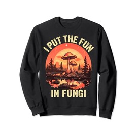 Trendy Funky Hippie 60s 70s Aesthetic Cottagecore Mushroom Sweatshirt