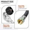 FATCANMA Vertical 6FT Propane Regulator and Hose, Universal Gas Grill