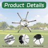 fKiZanthene 1 Pcs Steel Wire Strimmer Head, Durable Strimmer Head,