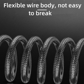 CAMKOO Mini HDMI to HDMI Cable 6.6FT,for HDTV, Tablet, Camera and Camcorder [Aluminum Shell, Nylon Braided] (4K 60Hz) High Speed HDMI to Mini HDMI Male Bi-Directional 2.0 Cord