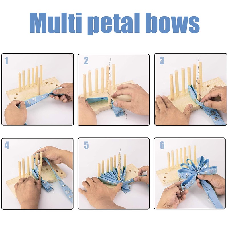 Bow Maker Wooden Wreath Bow Maker Tool Durable Portable Bow