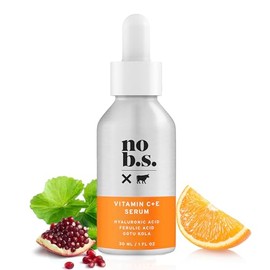 Sérum sin vitamina C + E de la BS - Para la cara y la piel clara, con ácido hialurónico, Gotu Kola y ácido ferúlico, vegano (1oz). Incluye 2 minis de 