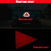 2-Pack Reflective Triangle Stickers for Slow Moving Vehicles – 7"
